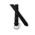 thumbnail image 2 of Lands' End School Uniform Women's Leather Braided Belt, 2 of 2