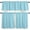Aqua Blue, variant on Pure Lavender Purple Kitchen Curtains Set, Tier Curtain 24 Inches Length, Solid Color Minimalist Art Window Treatment Valance and Tiers Set Decor for Living Room/Bedroom