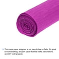 thumbnail image 3 of Uxcell Crepe Paper Roll 8.2ft Long 10 Inch Wide for Wedding Ceremony Various Large Festivals Decoration,Rose Red, 3 of 6