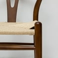 thumbnail image 2 of W Chair, Walnut Frame/ natural rattan, 2 of 14