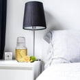 thumbnail image 5 of Vintage Bedside Water Carafe and Glass Set for Bedroom Nightstand, Bedside, Ticked Glass Mouthwash Decanter for Bathroom, Water Pitcher Set 18.5 oz(A), 5 of 6