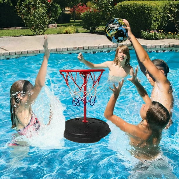 Jouets de piscine amusants pour adultes et enfants, jeux d'eau, panier de  basket