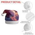 thumbnail image 4 of Fuzoiu Sunset Cloud Corgi Print Santa Hat Christmas Hat for Adults,Santa Hats with Pompom, Unisex Xmas Holiday Hat for Christmas New Year Festive Party Supplies, 4 of 6