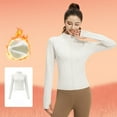 thumbnail image 1 of Body moldeador de terciopelo para otoño e invierno, traje de yoga, top grueso y cálido, traje de fitness, chaqueta deportiva informal para correr, chaleco térmico para mujer, 1 of 4