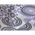 thumbnail image 4 of Ambesonne Purple Black Quilted Bedspread Set 3 Pcs, Mandala, Queen Size, Violet Black White, 4 of 5