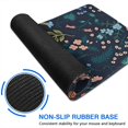 thumbnail image 6 of Long Mouse Pads for Desk,Pioneer Flower Floral Print Pattern Desk Mats on Top Of Desks, Desk Mouse Pad Extra Large with 3mm Non-Slip Base and Stitched Edge for Gaming,Office,Work,Home 31.5"x11.8", 6 of 6