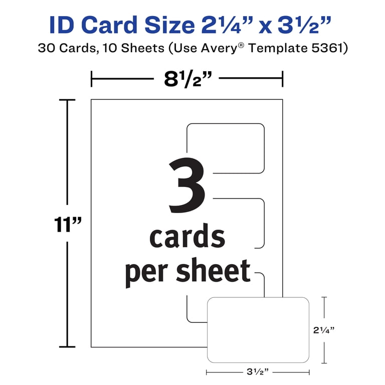 10x 3L self-laminating cards, 54x86mm - Interoffice