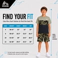 thumbnail image 7 of RBX Boys Athletic Outfit Lightweight Breathable Active Shirts and Basketball Shorts 3 Piece Set, 7 of 7