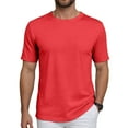 thumbnail image 2 of kamemir Comfort Colors Tshirt Men's Classic Everyday Soft, Comfortable T-Shirt Red,L, 2 of 6