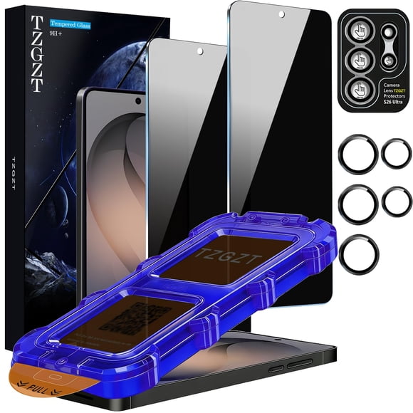 Protector de pantalla y protector de lente TZGZT para Samsung Galaxy S26 Ultra