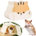 thumbnail image 2 of Plastic Hamster Nest Bed with Cartoon Design - Cozy Home for Small Pets, 2 of 8