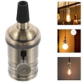 thumbnail image 3 of Enchufes de luz con rosca de Metal, soporte de lámpara colgante Retro Vintage con interruptor, reemplazo de enchufes para bombillas E27, 3 of 7