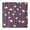 Purple Daisy Flower-1, variant on Lightblue Daisy Flower Yellow Centers Pattern Square Fitted Tablecloth with Elastic Edge,Square Table Cover,Washable Elastic Table Cover for Home Kitchen Party Decor 34"x34"