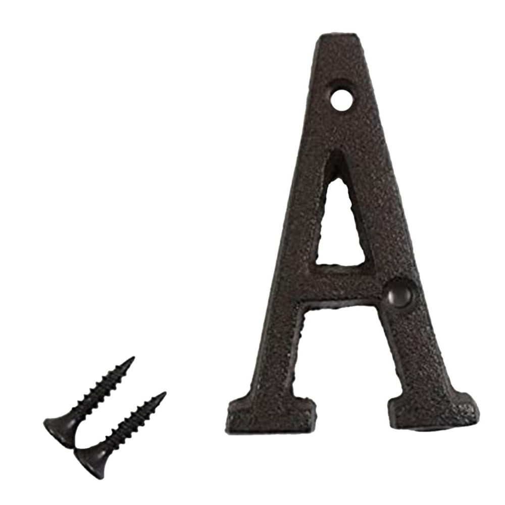 Wepro Wrought Iron Decorations Creative DIY House Number Casts Iron