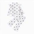 thumbnail image 4 of NOLDARES Toddler Girl Baby Clothing Set Long Sleeve Graphic Top + Joggers 2 Piece Outfits Fall Winter(White,18-24 M), 4 of 4