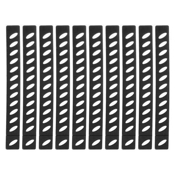 Unique Bargains 30Pack Knife Edge Guards Blade Protector Plastic Knife Edge Cover Sleeves, Black