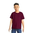 thumbnail image 2 of Gildan Youth Heavy Cotton T-Shirt, Blank Tee for Crafts & DIY, Kids Short Sleeve Tee, Maroon, L, 2 of 5