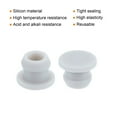 thumbnail image 2 of Uxcell Silicone Snap in Locking Hole Plugs,Rubber Panel Seal Cover Flush Type Panel Round for Kitchen 7.5mm Grey,10Pcs, 2 of 6