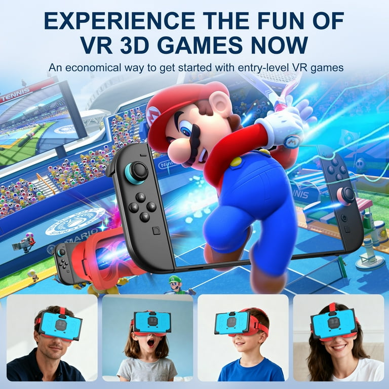 AIJUNCT, VR Headset for Nintendo Switch 2, Adjustable HD Lenses