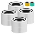 thumbnail image 1 of Paquete de 4 filtros purificadores de aire compatibles con Puro 240 HEPA HP-14, 1 of 7