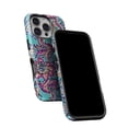 thumbnail image 5 of DesignSkinz Scratch-Resistant Hard Slim Case Compatible with iPhone 16 (Compatible with MagSafe) - Bright WaterColor Floral, 5 of 9