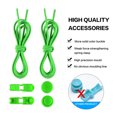 thumbnail image 3 of LJNYFDC Tieless Shoe Strings Adjustable Heavy Duty Lock Set with Elastic Tieless Shoe Strings Multi Colored Suitable for Kids and Adults Perfect for Sports Shoes, 3 of 7