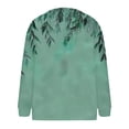 thumbnail image 5 of Idoravan Button Up Cardigans for Women Trendy Fall Women's Casual Printed Knitted Cardigan Button Coat Army Green XXXL, 5 of 5