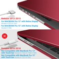 thumbnail image 4 of Compatible avec MacBook Pro 13 Inch Case 2015 2014 2013 end 2012 A1502 A1425, Coque Rigide avec Sac &, 4 of 5