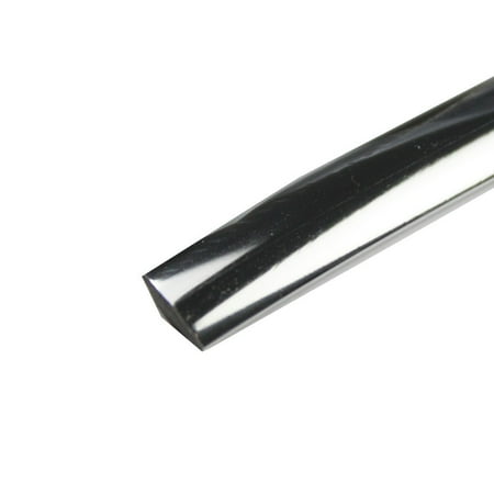 - 8mm Silver Molding Trim Strip Moulding Car Door Exterior Roof Trunk Decorate Trim (1ft)