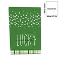 thumbnail image 3 of St. Patrick's Day Kitchen Towel, 18x26 inch Green Lucky Clovers Dish Towel, Holiday Decoration for Home and Practical Dry Cloth, 3 of 6