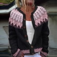 thumbnail image 2 of Jindong Cardigan Tricoté Confortable à Imprimé Floral en Peluche pour Femmes, 2 of 4