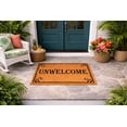 thumbnail image 5 of Unwelcome Doormat, Funny Quote Door Mat, Front Porch Entry Rug, Housewarming Gift, New Home Moving Present 5360 (24x48 inches) 5360, 5 of 5