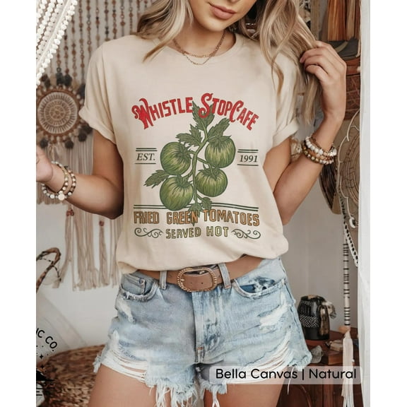 Whistle Stop Cafe Unisex T-Shirt - Fried Green Tomatoes Inspired Tee, Southern Diner Graphic Shirt, Vintage Style 90s Movie Merch