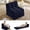 Blue, variant on Folding Sofa Bed, 2 in 1 Convertible Sofa to Lounger & Floor Bed, Faux   Foldable Sleeper Chair, Comfy Plush Single Floor Couch for Living Room Bedroom& Reading Nooks (Beige)