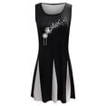 thumbnail image 4 of Vestidos de verano para mujer Estampado de playa Sin mangas Cuello redondo Casual Vestido sin mangas suelto Fridja hj2143, 4 of 5