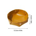 thumbnail image 2 of Wovilon Leather Tray Small Desktop Storage Box Bedside Table Car Key Wallet Cash Jewelry Watch Phone Coin Card Cosmetics Stationery Diy Home Decor 17.5X17.5Cm, 2 of 3
