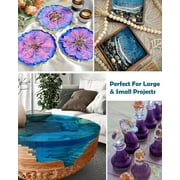 Epoxy Resin Kit, 16OZ Clear Resin Epoxy Easy Mix 1:1 Casting & Coating for DIY Molds, Wood, Jewelry, Table Tops, Bar Top, Arts and Crafts Supplies