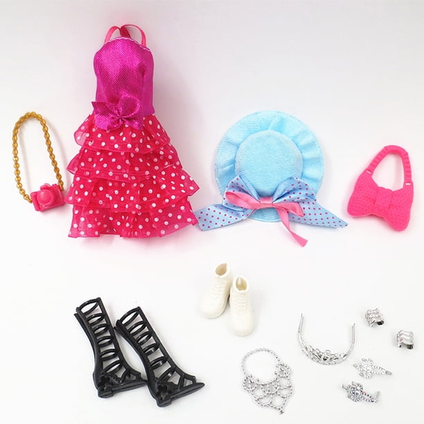 Ensemble de Valises pour Poupée, Valise en Plastique à la Mode, Valise de Voyage pour Poupée