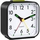 thumbnail image 1 of Reloj despertador analógico silencioso, pequeño reloj despertador de viaje que no hace tictac, reloj despertador de sobremesa silencioso con luz nocturna, función de repetición, reloj despertador a, 1 of 5