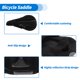 thumbnail image 2 of Cojín de Asiento de Bicicleta Cómodo de Unique Bargains para Doble Absorción de Choques, Sillín Ergonómico de Bicicleta con Acolchado Impermeable y Suave para Montaña Engrosado 3D 1 Juego, 2 of 7