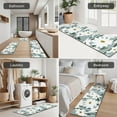 thumbnail image 5 of Gray Daisy Flower White Blooms Pattern Kitchen Rugs Sets Of 3,Kitchen Runner Rugs Non Skid Washable,Decorative Kitchen Floor Mats for Kitchen,Sink,Laundry,17"x30"+ 17"x47" + 17"x59", 5 of 6