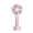 #1- Pink, variant on Innerest Mini Cooling Fan Personal Handheld Standable Multi-color LED Lights 2 Adjustable Speeds Travel Camping Festival Uses 
