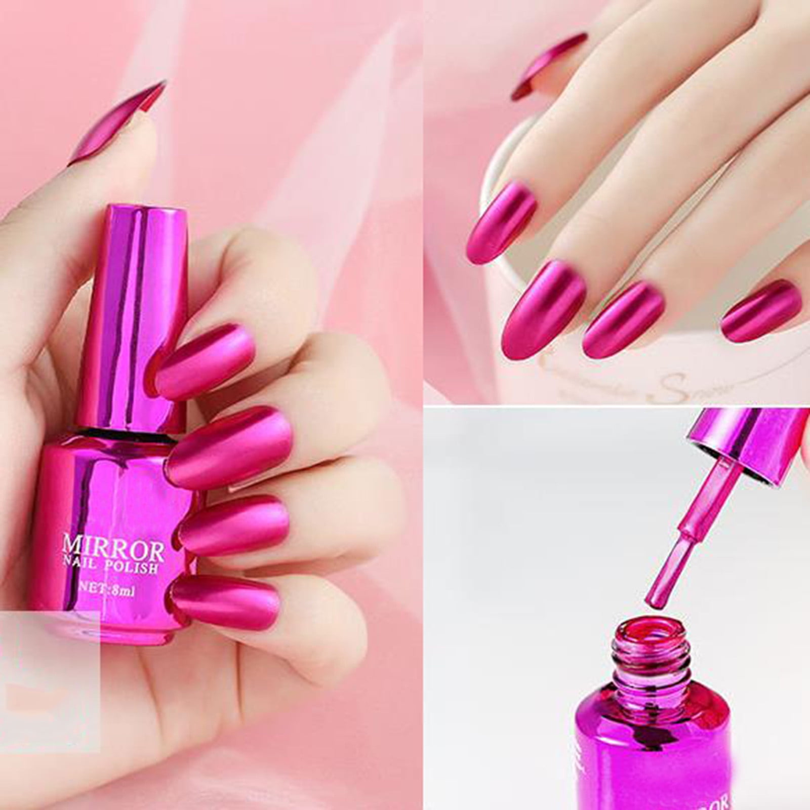 Nail Polish Metal Mirror Nail Polish Effect Long Lasting Nails Art