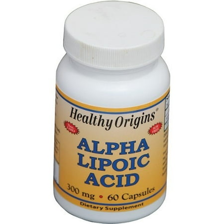 Healthy Origins Acide alpha-lipoïque 300mg, 60 Ct