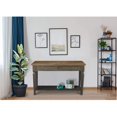 thumbnail image 4 of IC International Concepts Solid Wood Vista Console/Sofa Table, Hickory/Washed Coal, 4 of 4