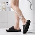 thumbnail image 5 of Ecetana Pillow Slippers for Women Non Slip Shower Slides Bathroom Sandals, 5 of 7