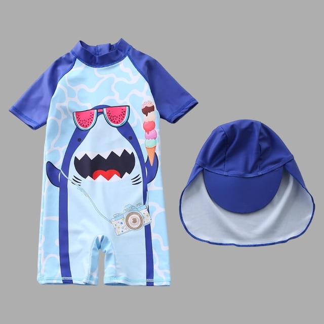 Boys Rash Guard Swim Set with Long Sleeve Sun Shirt and Coordinating Trunks for Beach and Pool All Ages Swimwear Comfort and UPF Coverage
