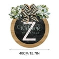thumbnail image 3 of Savings Last Name Year Round Front Door Wreath Decorative Hanging Plaques In Front Of The Door, Home Decor, 3 of 4
