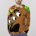 thumbnail image 4 of Scooby Doo Men's Graphic T Shirts Long Sleeve Printed Tee Tops Autumn Casual T-Shirt Fall Clothes XL, 4 of 6
