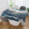 thumbnail image 2 of Yayeee Tablecloths for Rectangular Tables 54 x 54 inch Party Table Cover, Rolling Waves, 2 of 6